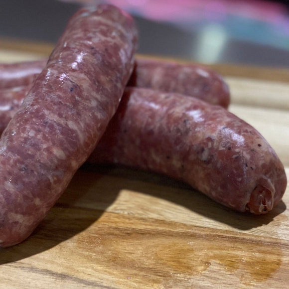 Certified Free Range Thick Pork & Fennel Sausages New Product - The Woolly Sheep