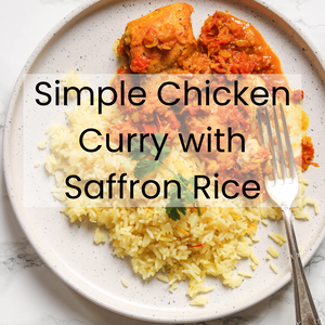 Simple Chicken Curry With Saffron Rice | The Woolly Sheep