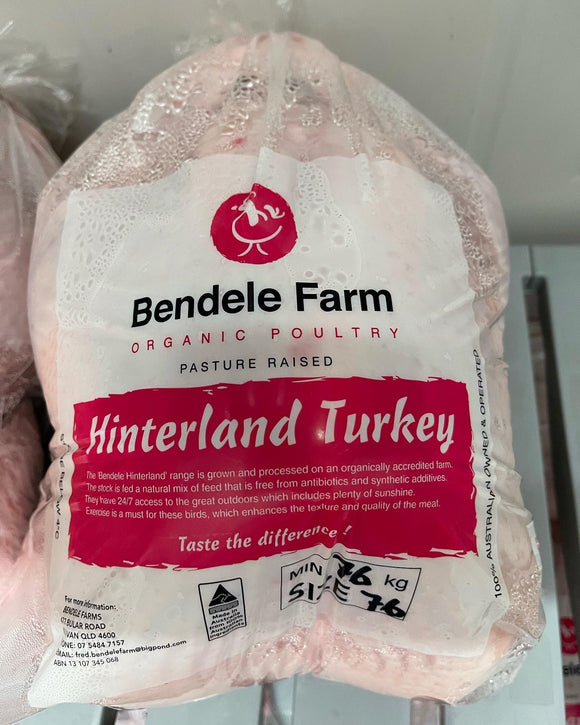 Pre Order Certified Free Range Christmas Turkeys ONLY $292.50 ($65/kg)