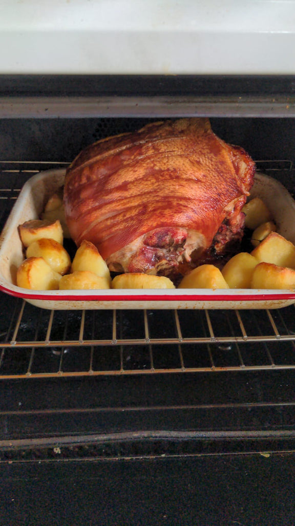 Certified Organic Bone-In Pork Shoulder Roast. New Item !!