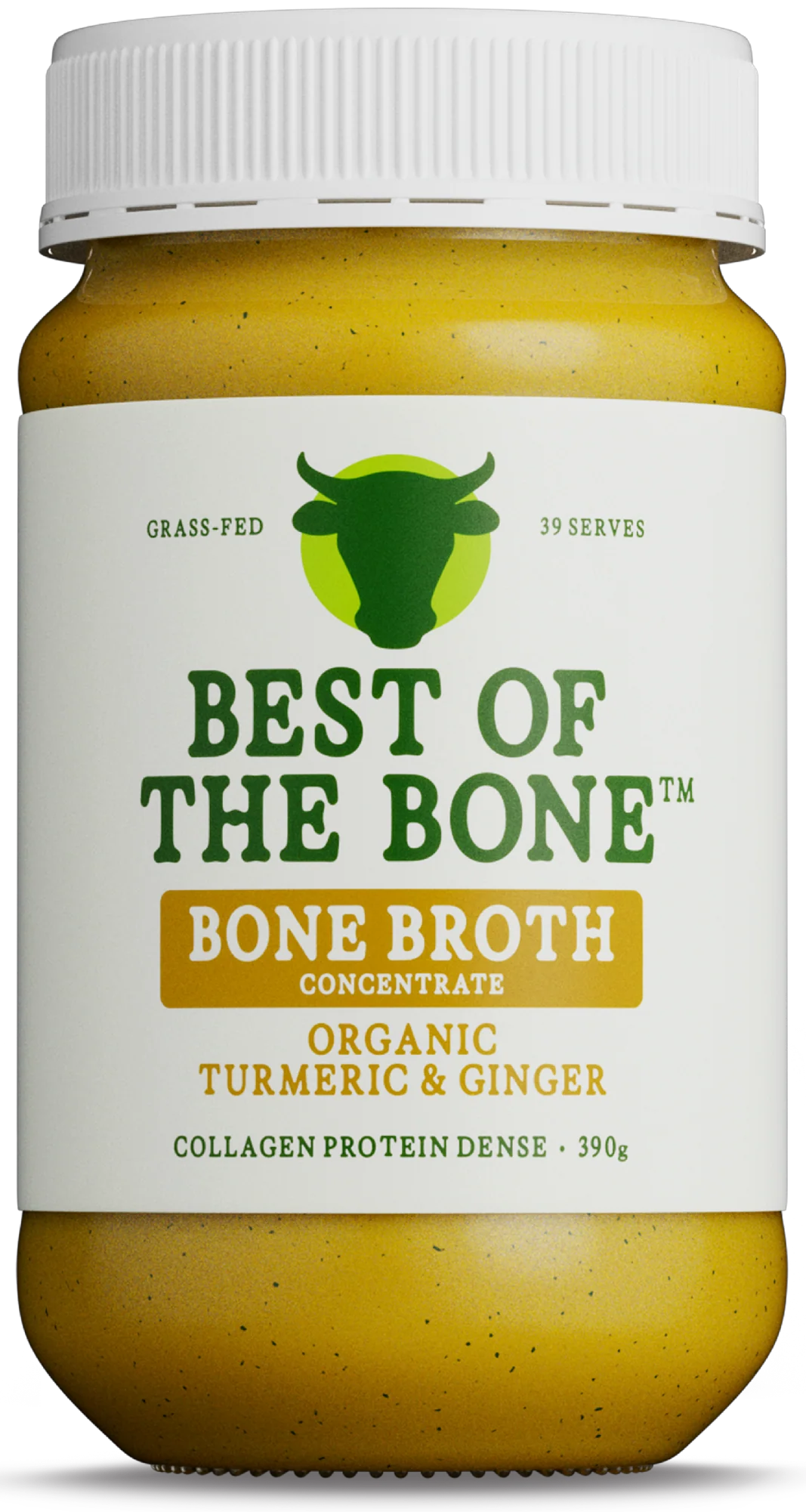 Best of Bone Golden Organic Turmeric Beef Bone Broth for inflammation relief, gut health and glow.