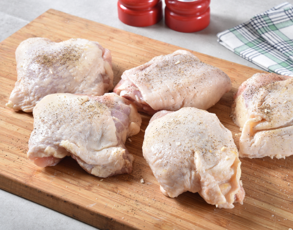 New !! Certified Free Range Chicken Bone In Skin on Thigh Fillets 500 grams