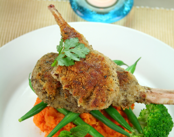 New ! Certified Organic Crumbed Lamb Cutlets (GF)!! - The Woolly Sheep