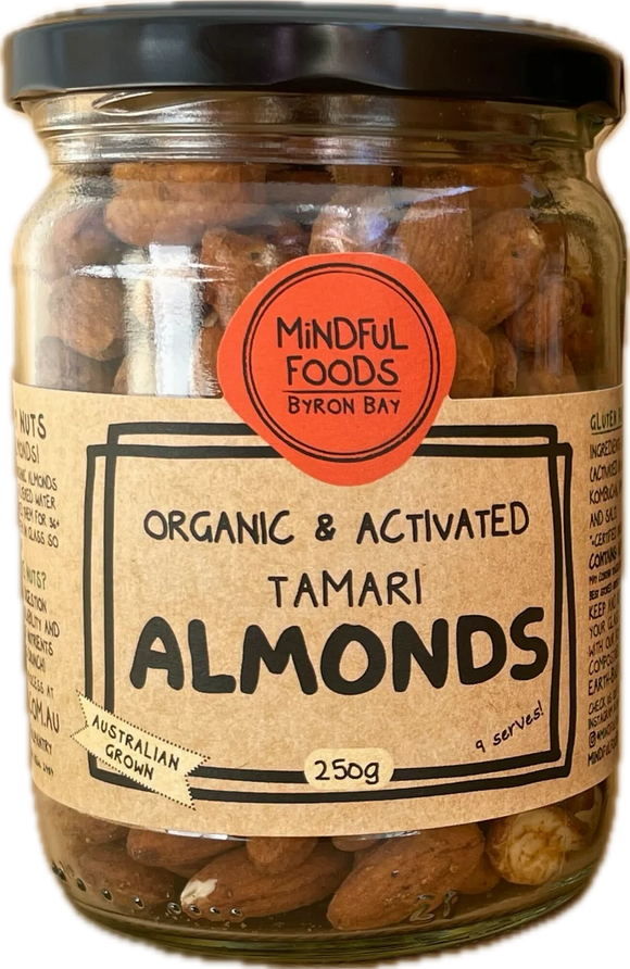 Tamari Almonds - Organic & Activated 250g