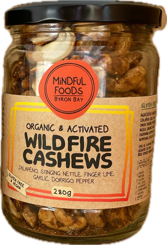 Wildfire Cashews - Organic & Activated 280g