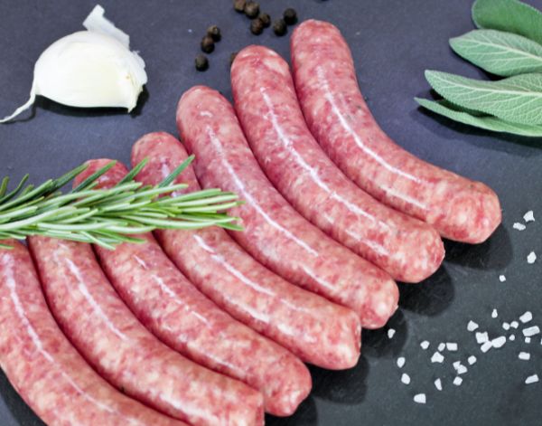 Organic Beef Sausages 500 grams - The Woolly Sheep