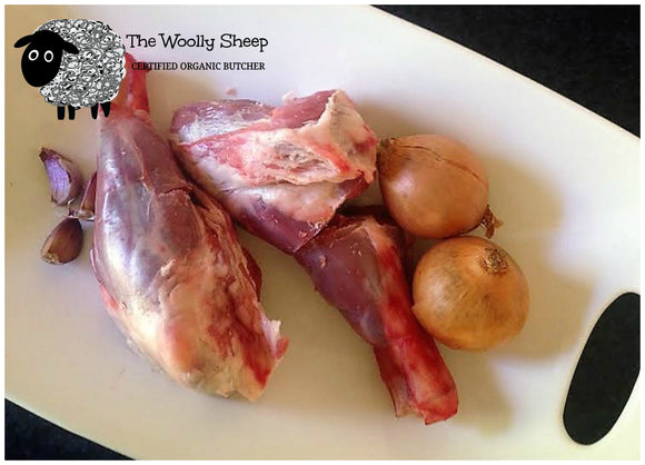 Certified Organic Lamb Shanks 300 grams - The Woolly Sheep